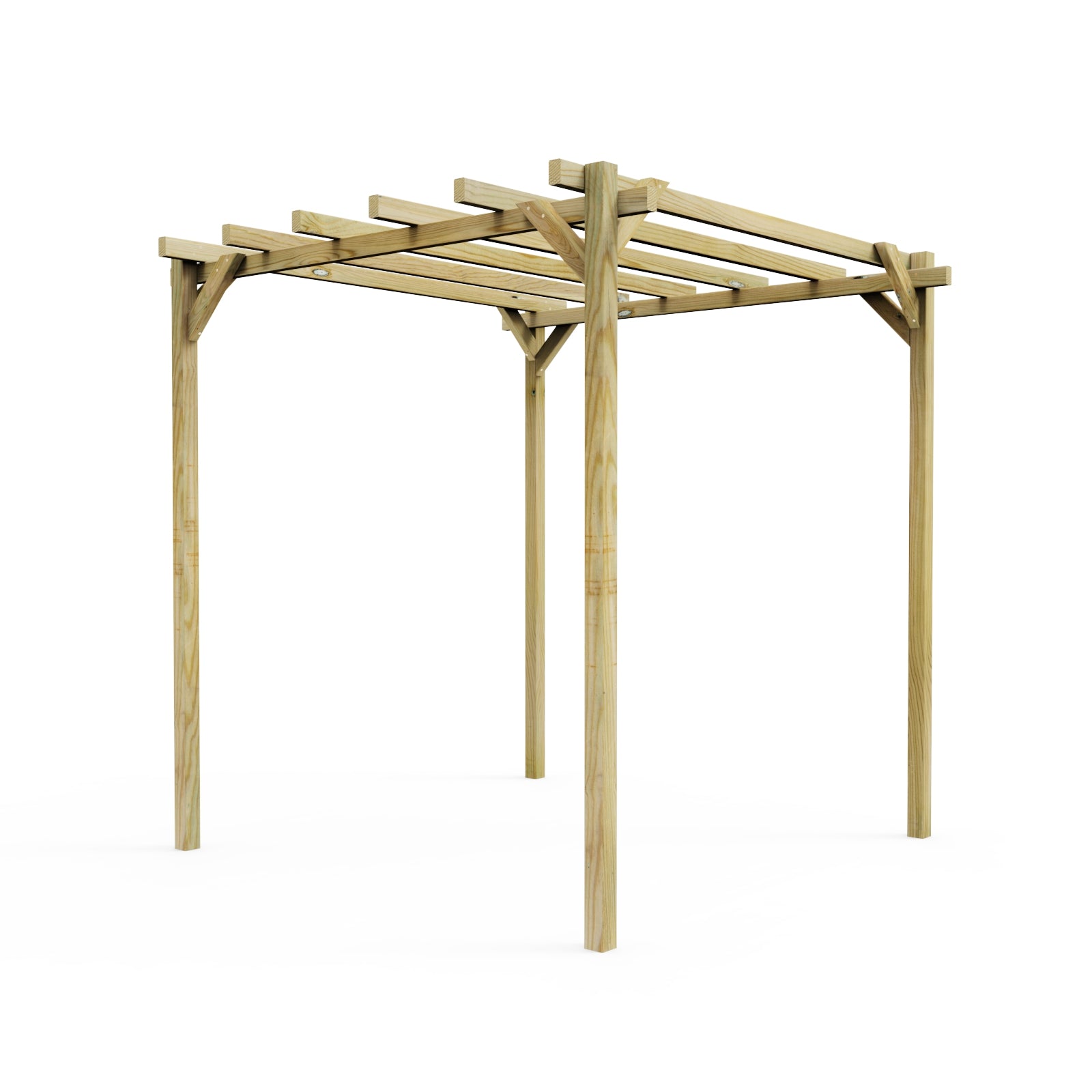 OG Wooden Pergola 2m X 2m OutdoorGardens og-wooden-pergola-2m-x-2m-outdoorgardens