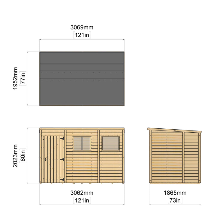 Storehaus Garden Shed With Windows