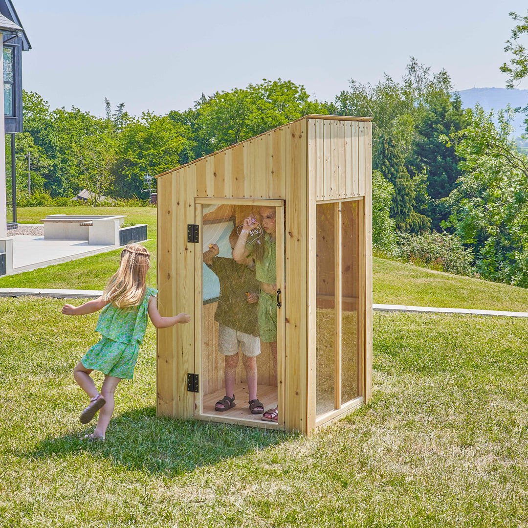 PolarPlay Kids Scandinavian Style Wooden Playhouse Feliks