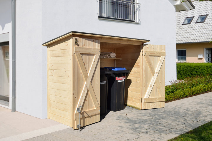 Weka Bicycle and Wheelie Bin Storage Shed