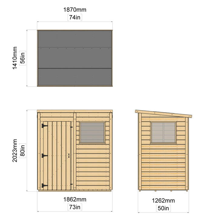 Storehaus Garden Shed With Windows