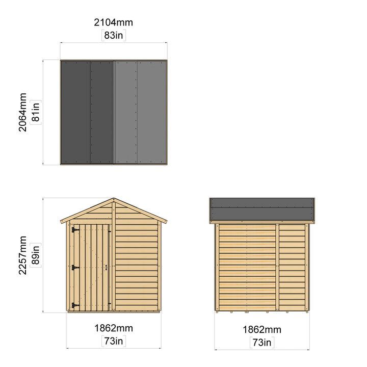 Storehaus Garden Shed With No Windows
