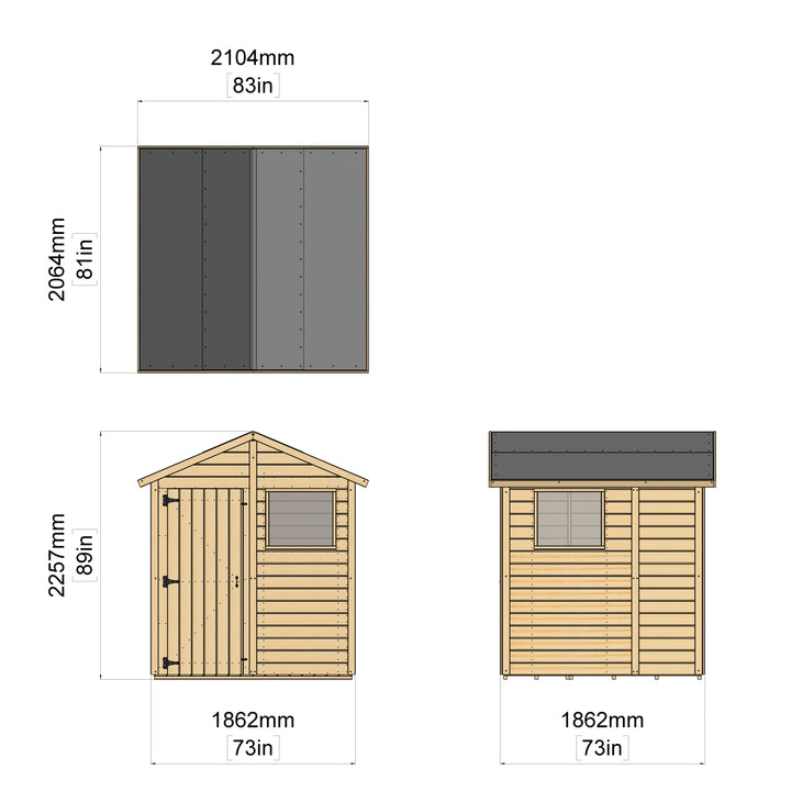 Storehaus Garden Shed With Windows