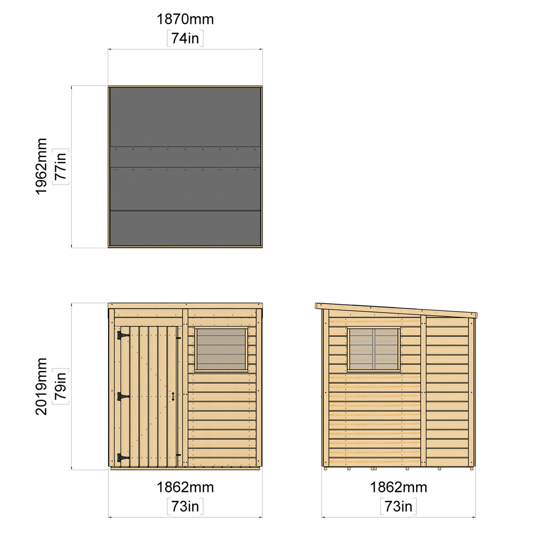 Storehaus Garden Shed With Windows