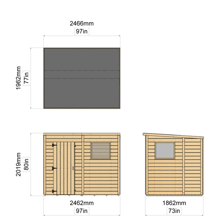 Storehaus Garden Shed With Windows