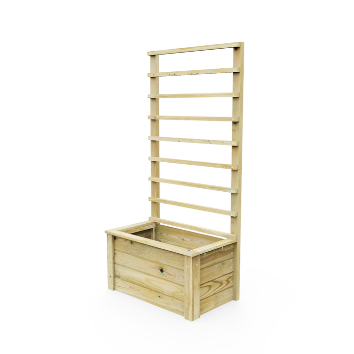 OG Wooden Garden Trellis Planter