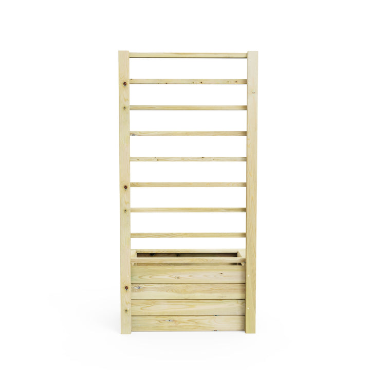OG Wooden Garden Trellis Planter