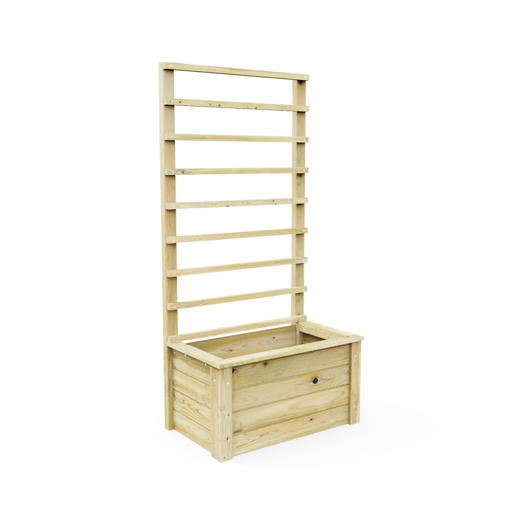 OG Wooden Garden Trellis Planter