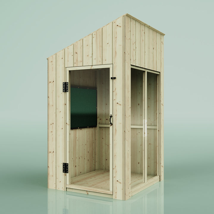 PolarPlay Kids Scandinavian Style Wooden Playhouse Feliks
