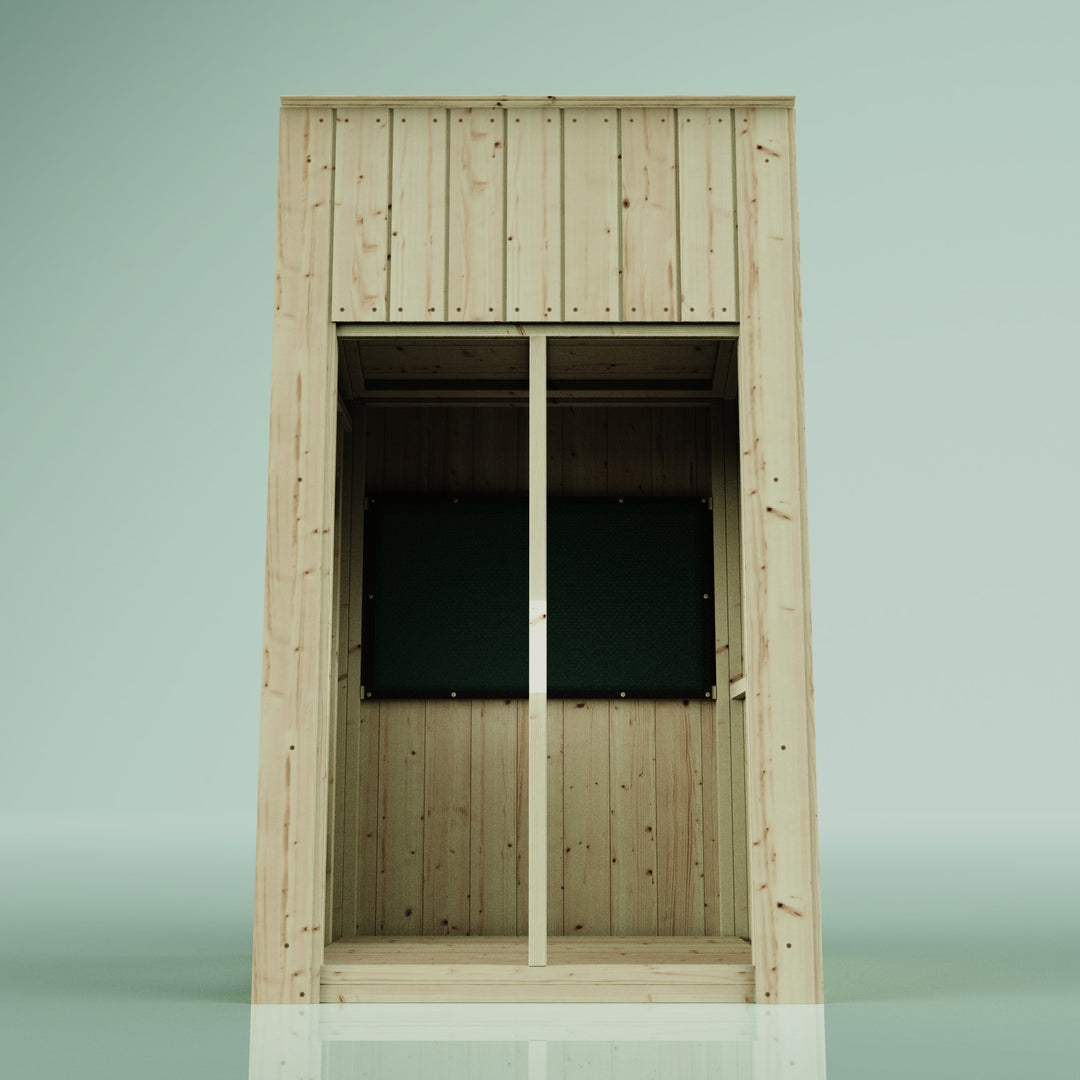 PolarPlay Kids Scandinavian Style Wooden Playhouse Feliks