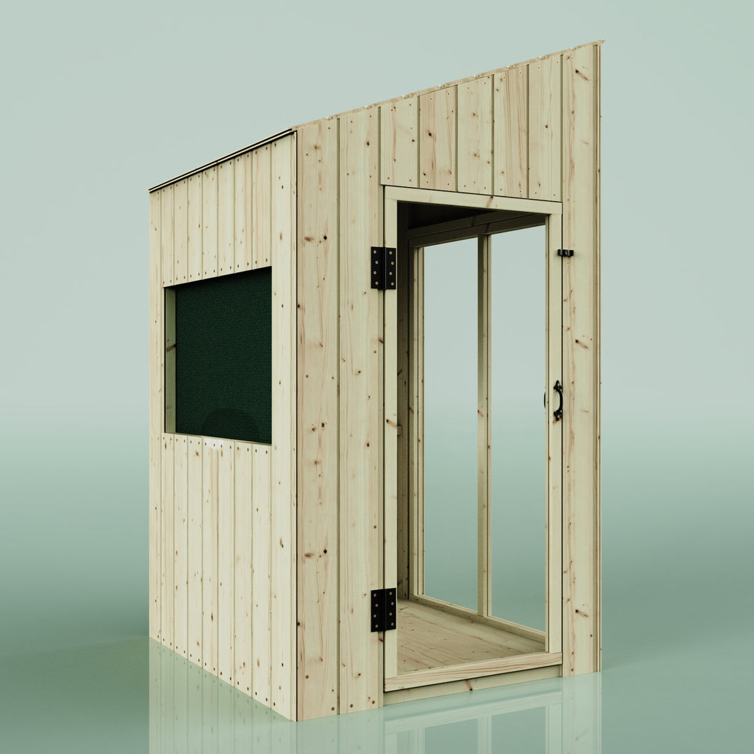PolarPlay Kids Scandinavian Style Wooden Playhouse Feliks