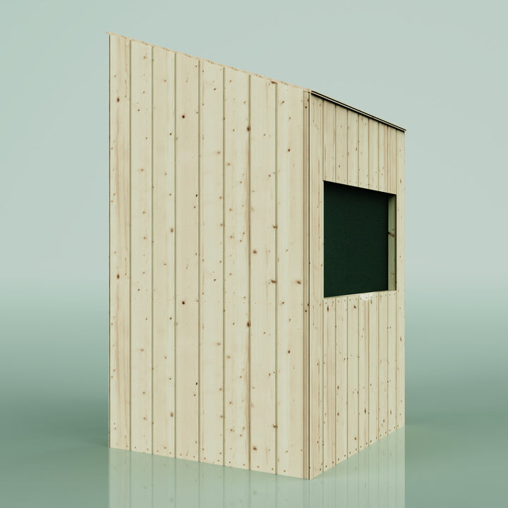 PolarPlay Kids Scandinavian Style Wooden Playhouse Feliks