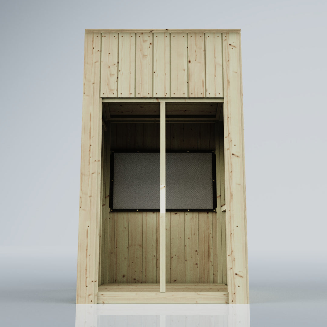 PolarPlay Kids Scandinavian Style Wooden Playhouse Feliks