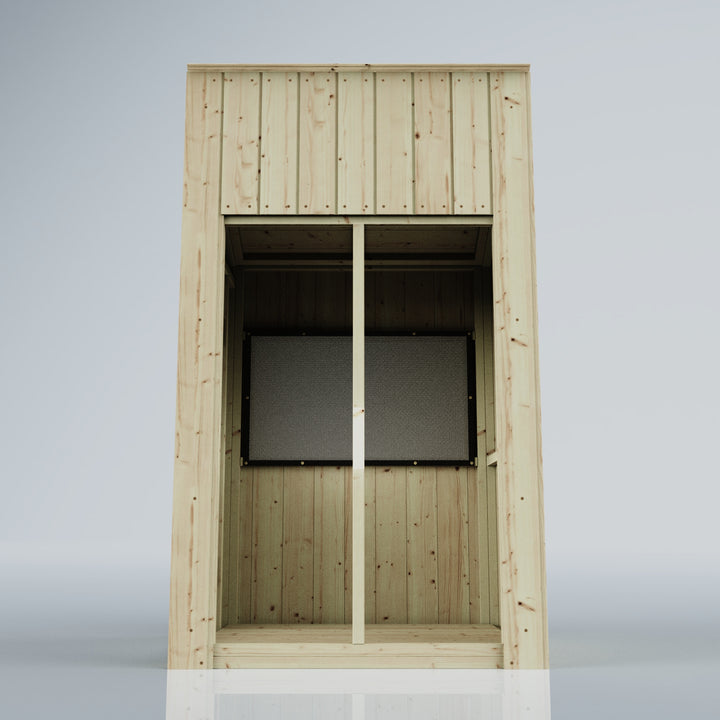 PolarPlay Kids Scandinavian Style Wooden Playhouse Feliks