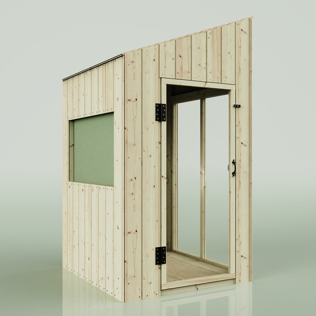PolarPlay Kids Scandinavian Style Wooden Playhouse Feliks