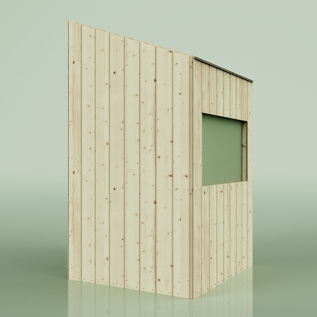 PolarPlay Kids Scandinavian Style Wooden Playhouse Feliks