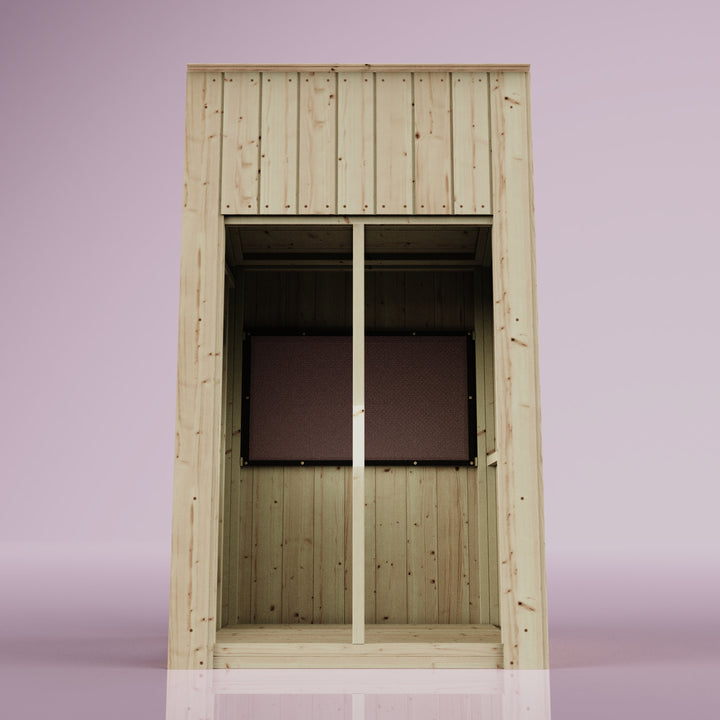 PolarPlay Kids Scandinavian Style Wooden Playhouse Feliks