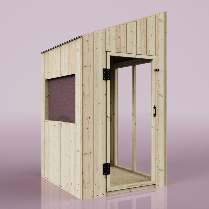 PolarPlay Kids Scandinavian Style Wooden Playhouse Feliks