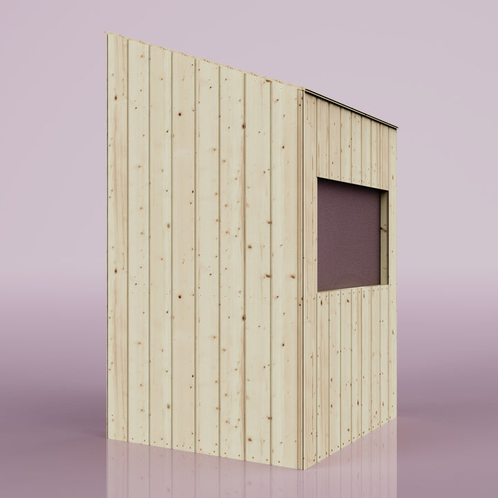 PolarPlay Kids Scandinavian Style Wooden Playhouse Feliks