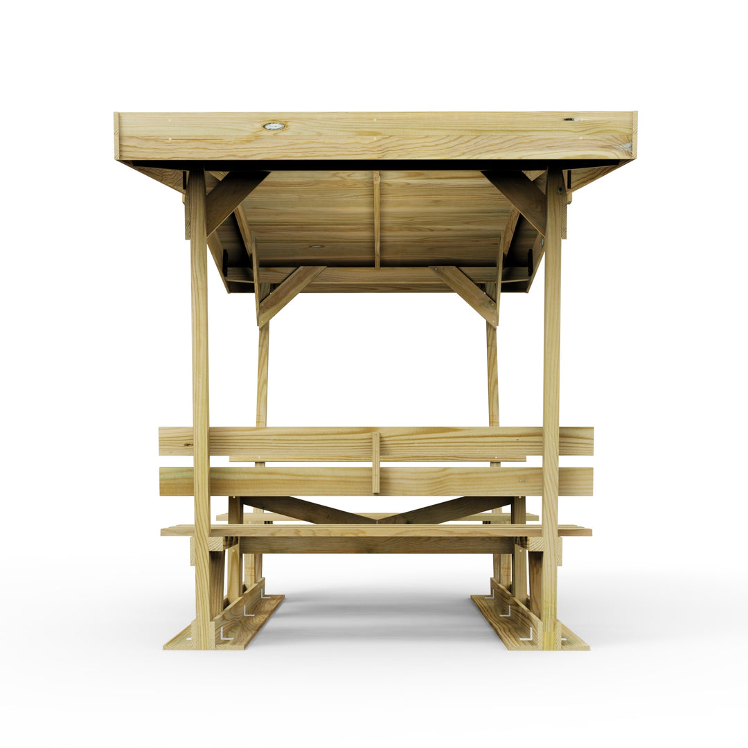 Weka Wooden Seating Gazebo with Table