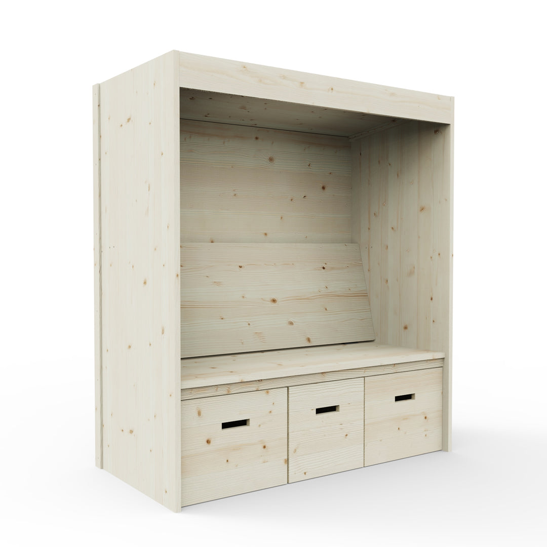 Weka Bolzano Modern Garden Seating Arbour with Storage