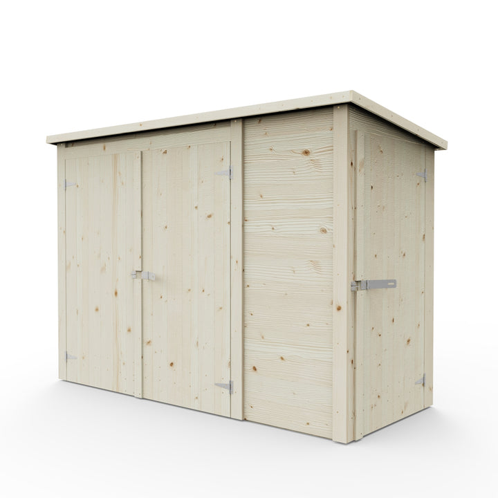 Weka Multifunction Shed with Separate Storage areas and Shelf System