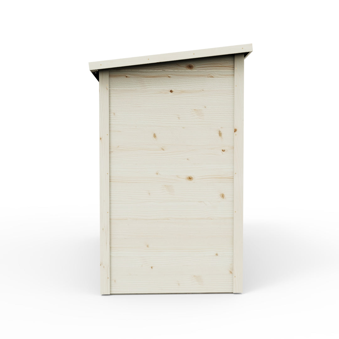 Weka Multifunction Shed with Separate Storage areas and Shelf System