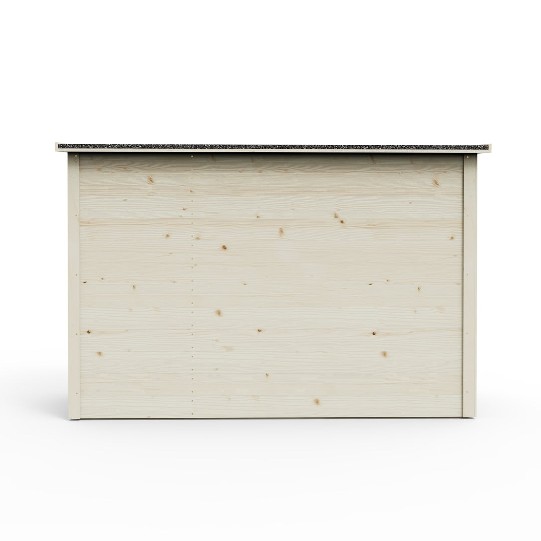 Weka Multifunction Shed with Separate Storage areas and Shelf System