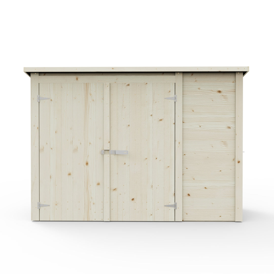 Weka Multifunction Shed with Separate Storage areas and Shelf System