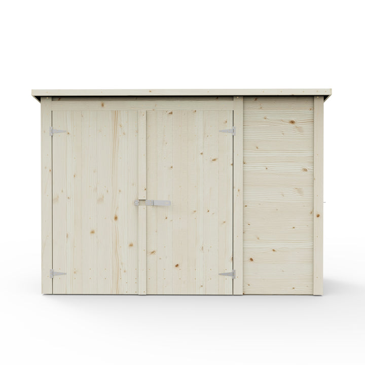 Weka Multifunction Shed with Separate Storage areas and Shelf System