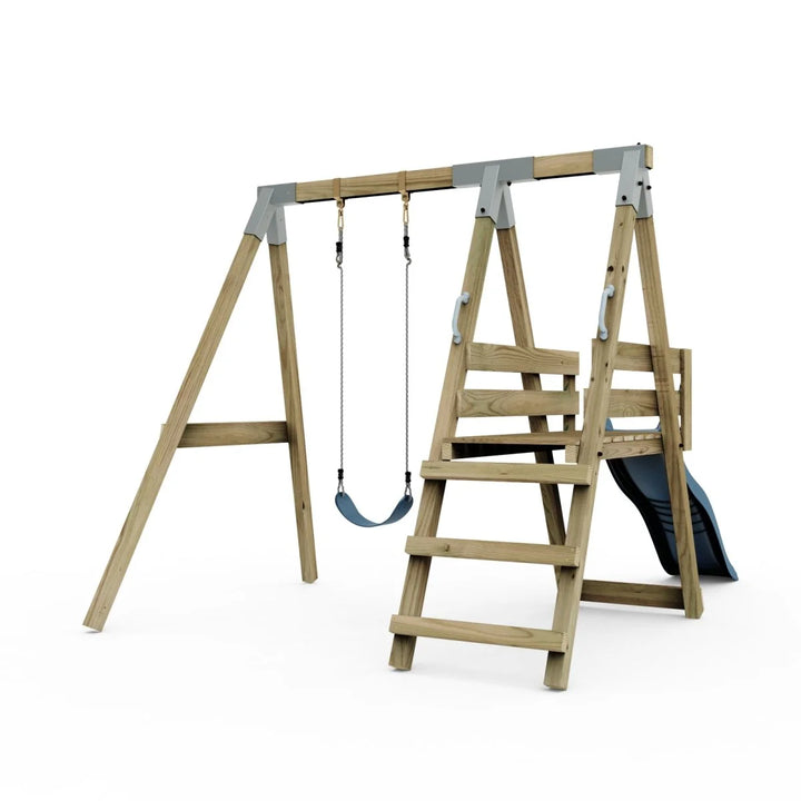 PolarPlay Premium Single Swing Set with Slide