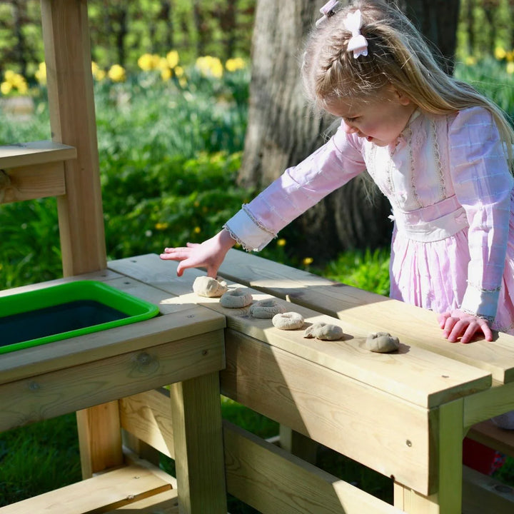 Rebo Muddy Mischief Children’s Outdoor Mud Kitchen - Peppermint