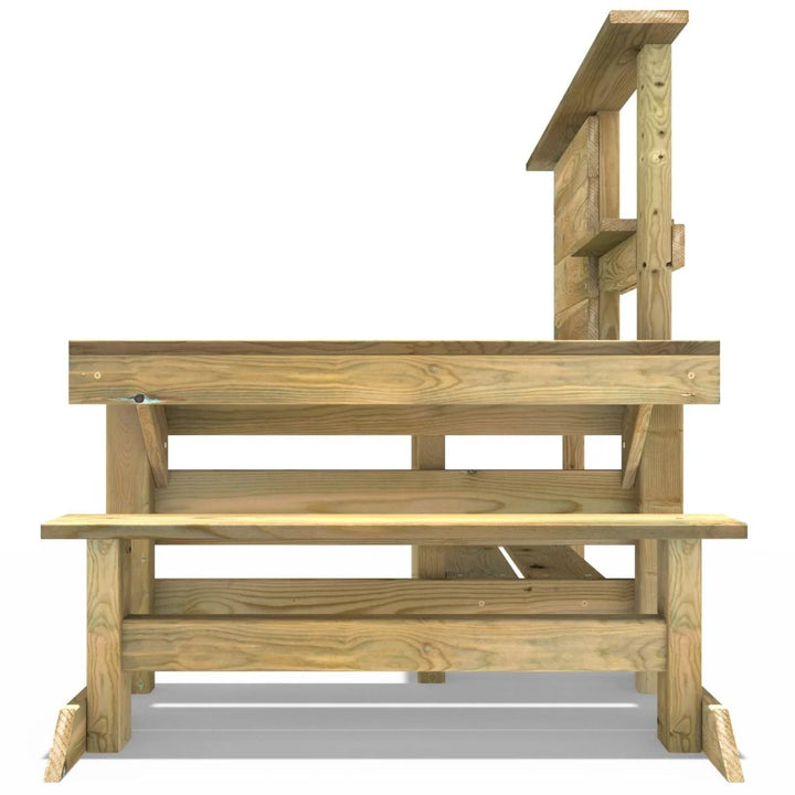 Rebo Muddy Mischief Children’s Outdoor Mud Kitchen - Peppermint