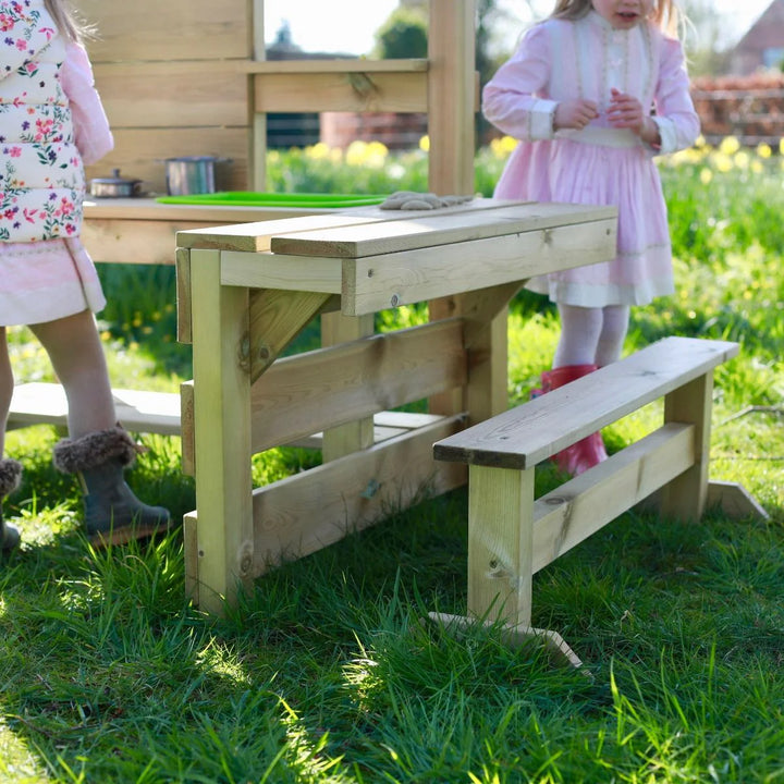 Rebo Muddy Mischief Children’s Outdoor Mud Kitchen - Peppermint