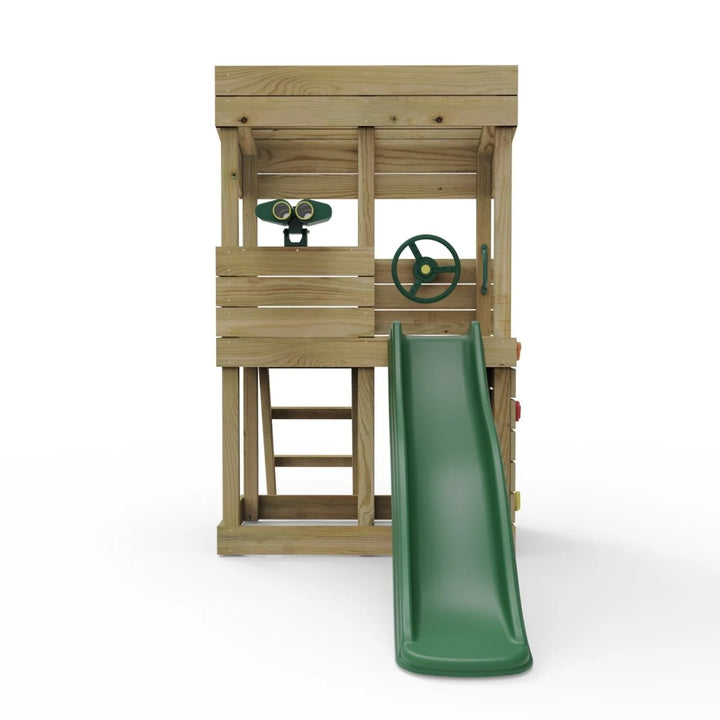 Rebo Lookout Tower Playhouse with Adventure Pack and Slide