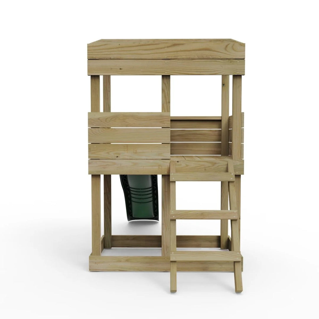 Rebo Lookout Tower Playhouse with Slide - Standard Lookout