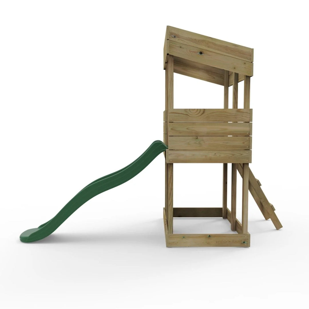 Rebo Lookout Tower Playhouse with Slide - Standard Lookout