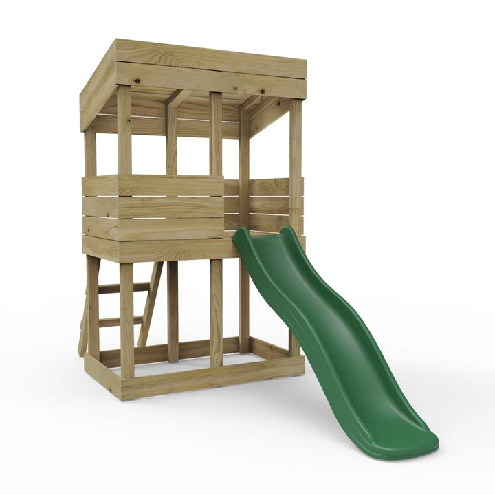 Rebo Lookout Tower Playhouse with Slide - Standard Lookout