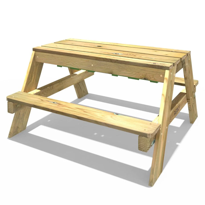 Rebo Picnic Table Play Bench with Sandpit and Lid