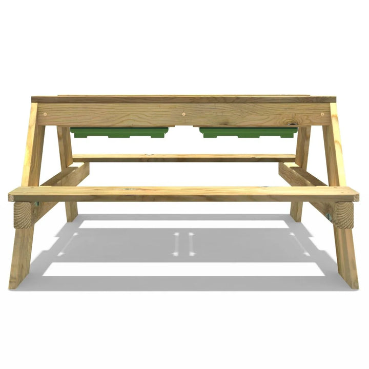 Rebo Picnic Table Play Bench with Sandpit and Lid